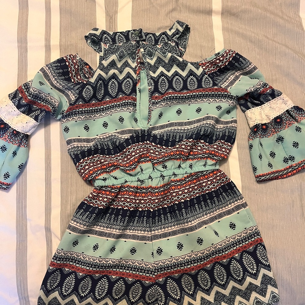 My Michelle Patterned romper